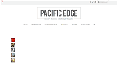 Desktop Screenshot of pacificedgemagazine.com