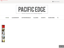Tablet Screenshot of pacificedgemagazine.com